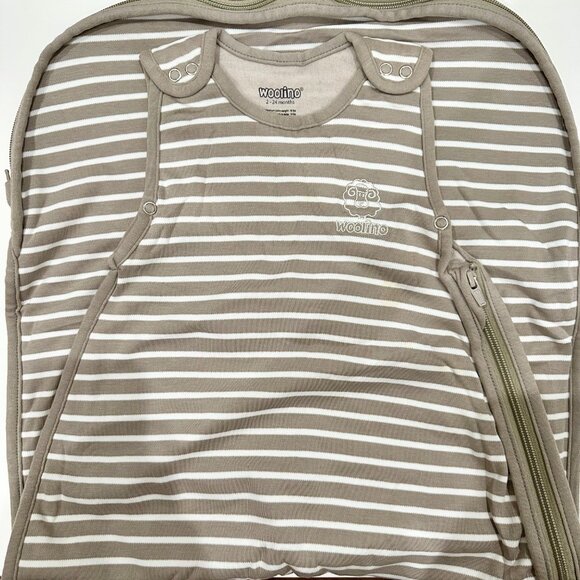 Woolino Merino Wool Ultimate Baby Sleep Sack - 4 Season Baby Wearable Blanket - Picture 2 of 3